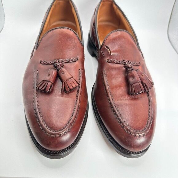 Allen Edmonds Dress Shoes‎ Mens Size 10 A Brown Brookwood Loafers Leather Oxford main image 7